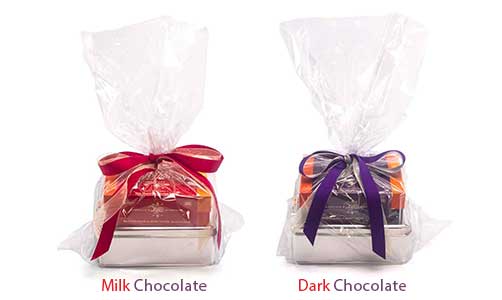toffee popcorn decadent gift pkg milk & dark